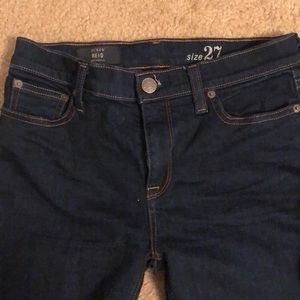 J. Crew dark washed Reid jeans